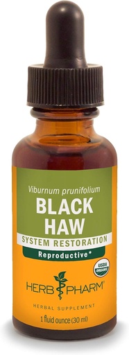 [BRSWIY33DN7WYG3I] Herb Pharm Certified Organic Black Haw Liquid Extract - 1 Ounce