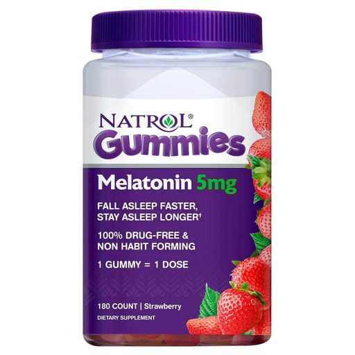 [BRSWYZD2PIJWGEI6] Natrol Melatonin 5 mg 180 Gummies