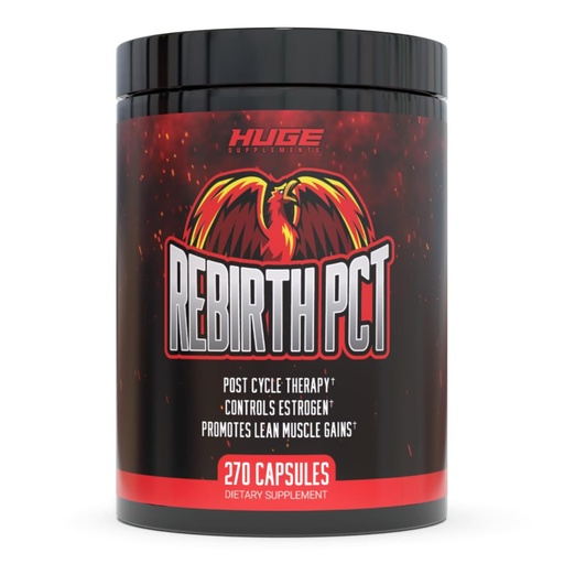 [BRSW2BL3CMORECQ4] Rebirth PCT Supplement for Men, Most Stacked & Complete Post Cycle Therapy Formula - Science-Backed Ingredients & Optimal Dosages, Supercharge Recovery & Maintain Gains from Your Cycle (270 Capsules)