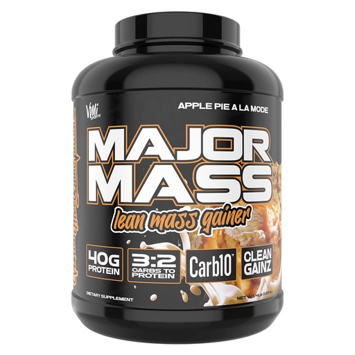 [BRSWGEAROEMRU3LL] VMI Sports | Major Mass Lean Mass Gainer | Mass Gainer Protein Powder for Muscle Gain | Weight Gainer Protein Powder for Men | Weight Gainer for Women (Apple Pie A La Mode)