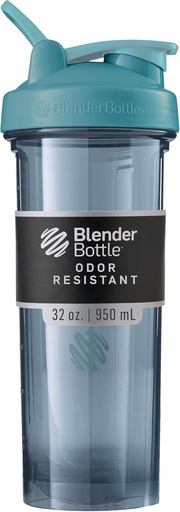 [BRSWYBQ3CJYRA2A2] BlenderBottle Shaker Bottle Pro Series Perfect for Protein Shakes and Pre Workout, 32-Ounce, Cerulean Blue