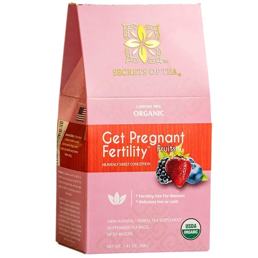 [BRSWGHQKDN6QEADJ] Secrets Of Tea Fertility Tea for Women’s - Chaste Berry Tea with Red Raspberry Leaf for Balance & Cycle Support - Pregnancy Teas Supports First Trimester Wellness - 20 Count - 1 Pack