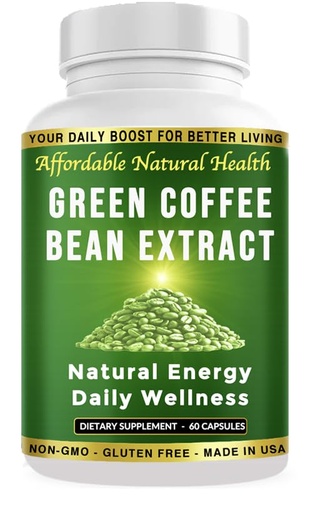 [BRSRAEADA4HWM2TU] Heaven's Gate Green Coffee Bean Extract Capsules, High Strength, 60 Capsules, 2 Month Supply, Non-GMO and Gluten Free,
