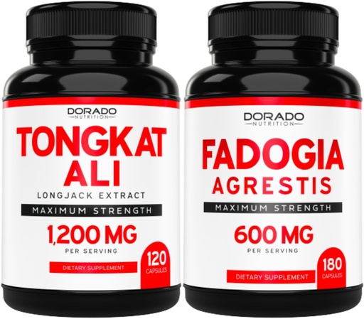 [BRSRMFL7BEBGACQ2] DORADO NUTRITION Tongkat Ali Extract (Longjack) Eurycoma Longifolia και Fadogia Agrestis 600mg εκχύλισμα