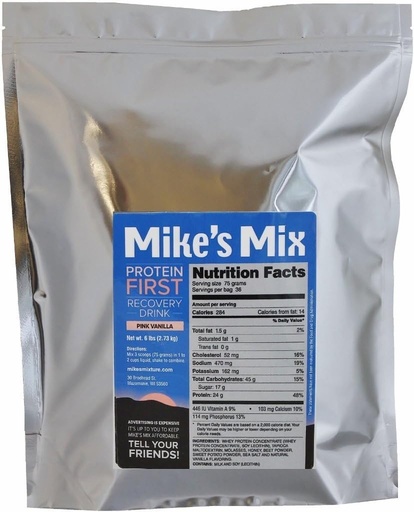 [BRSWKEA6CUDAK2TO] Mike's Mix Protein First - 6 lbs (Pink Vanilla)