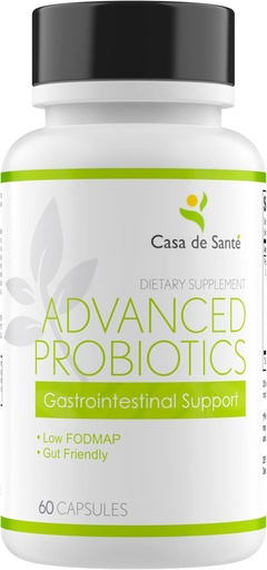 [BRSW2CQ5AQBRAEQU] Casa de Sante Advanced Suplemento Probiótico para Menopausa e Perimenopausa Mulheres- Suporta Equilíbrio de Hormônios, Flashes Quentes, Sudorese Noturno, Saúde da Gut, Alívio Bloating, Sono
