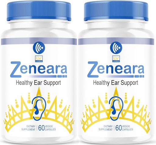 [BRSRAAL7AANQGD3K] ( Pack) Hỗ trợ tai lành mạnh Zeneara, Zeneara, Zeneara Capsules, Zeneara Health Ear Supro, Zeneara Ear Supro, Công thức cao cấp Zeneara Reviews, 120 Capsules cho 2 tháng