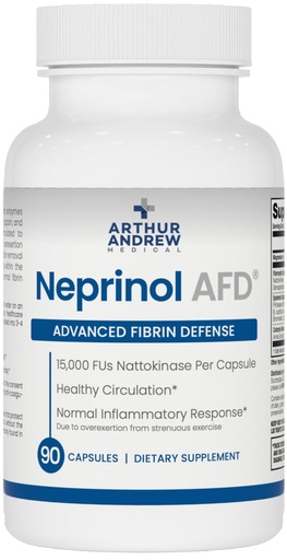 [BRSWIZ35CB6GOHA3] Arthur Andrew Medical, Neprinol AFD, Multi Enzyme Blend with Serrapeptase & Nattokinase, 90 Count (Pack of 1)