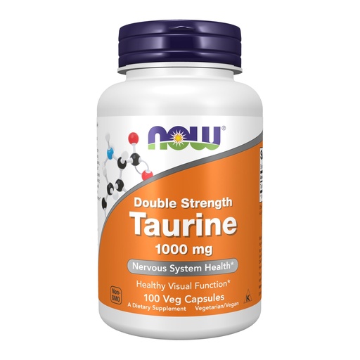 [BRSWIY3QB4NQ2HI5] Now Foods, Taurine, Double Strength, 1,000 mg, 100 Veg Capsules