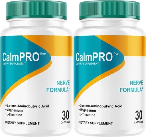 [BRSRAAAFBEHREA37] (2 Pack) Kalm Pro 5, Kalm Pro 5 Capsules, Kalm Pro Vijf Supplement Pillen, Kalm Pro 5 Geavanceerde Formule - Alle Natuurlijke Capsules, Kalm Pro 5 Reviews, 2 Fles