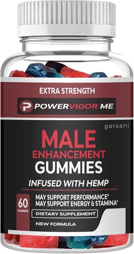 [BRSROHQ2AQCAO3T7] Power Vigor Me Gummies - Power Vigor Me Hemp Male Gummies (Single, 60 Gummies)