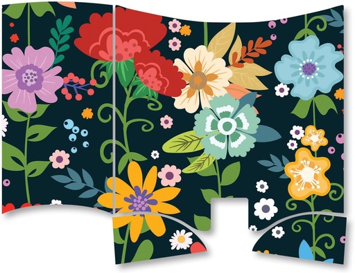 [BRSWYAT2CQPAAF3D] 与Ventolin HFA Asthma Inhaler兼容的万能皮肤 – Cartoon Bloom – 保护性、持久性和独特的 Vinyl Decal 包装封面 – 易于应用、删除和改变样式 – 在美国制造