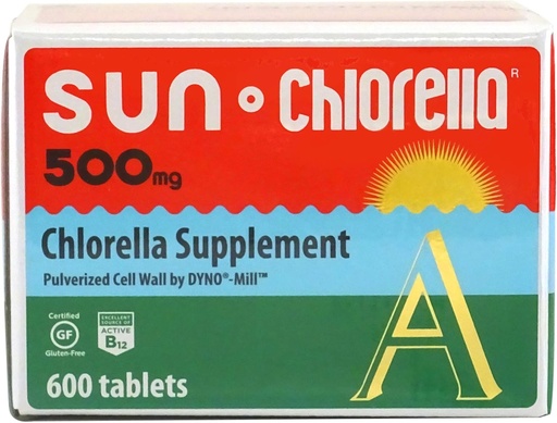 [BRSW2AIPB4MRU3D7] Sun Chlorella Twice As Nice Bundle 2ct 500mg Whole Body Wellness Green Algae Superfood Supplement 600 Tablets Plus Powder Green Algae Superfood Supplement 10x6g Packets