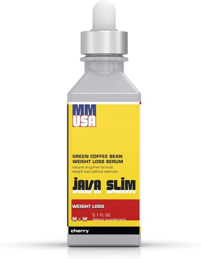 [BRSRM232BYAQE33X] MMUSA Java Slim Pre-Workout Serum: Rapid Weight Loss & Metabolism Accelerator. Burn Fat, Caffeine Energy Boost, Green Coffee Extract & L-Carnitine. Suppress Appetite. Cherry, 5.1 Fl. Oz