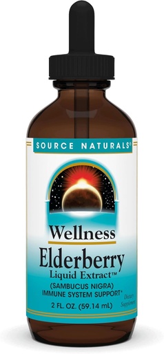 [BRSWIY37BN5RCCTO] Source Naturals Wellness Elderberry Extract, 2 OZ - Immune System Support*
