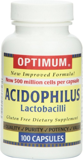 [BRSWIFTRDMFBMCTM] 最適のAcdophilus Lactobacilliのカプセル、100の計算