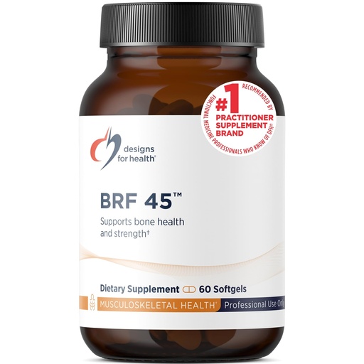 [BRSROCD4AAPWECLL] Designs for Health BRF 45 - Vitamin K1 + Vitamin K2 as MK-4 to Promote Bone Strength, Healthy Aging + Arterial Health - 2 Forms of Vitamin K + GG to Aid Vitamin K2 MK4 Production (60 Softgels)