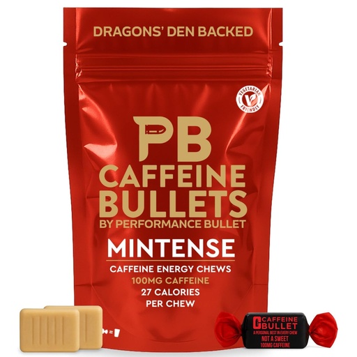 [BRSWGFL5B4OROH35] Caffeine Bullet Mint Energy Chews *40 – Faster Boost Than Gels, Tablets and Gum. 100mg Per Serving - Sport Science for Running, Cycling, Gaming & Pre Workout Endurance Kick.
