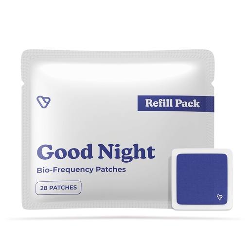 [BRSRAHQFBVYAYAL6] Good Night Patches | Vibrants Natural Sleep Patch | Refill Pack - 28 Bio-Frequency Patches for Sleep
