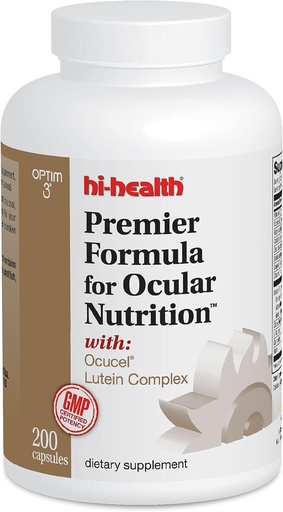 [BRSW2ZI2OUMBG2A2] Hi-Health, Premier Formula για την οφθαλμική διατροφή, 200 κάψουλες, The Original Paul Harvey Eye Vitamin for Healthy Vision