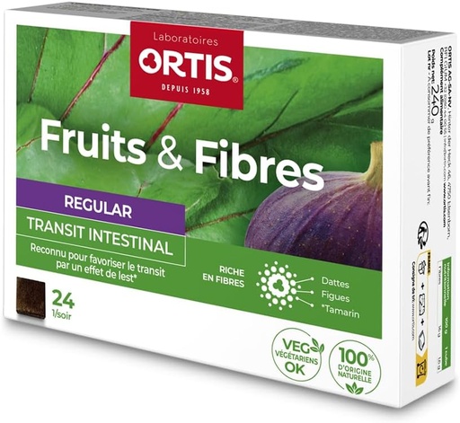[BRSWGHY7OUCQKEQ6] Ortis Fruits & Fibres Regular 24 Cubos