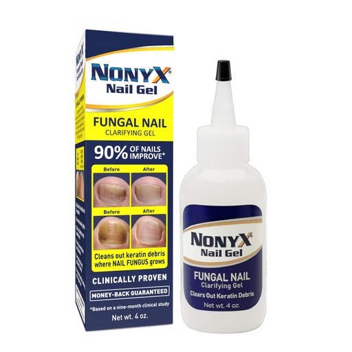 [BRSWIYTZOUCBSDA3] NONYX Fungal Nail Clarifying Gel | Clinically Proven for Discolored, Thick, Brittle, Yellow, Lifted, and other signs of Fungus-Damaged Toenails | 90% of Nails Improve | Over 8 million sold