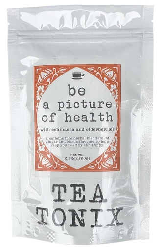 [BRSWKYY6C4FAKFTG] Be Picture of Health Tea with Echinacea, Elderberry, and Ginger 60g (2.12oz) - for Better Health and to Help Get You through the Cold Season