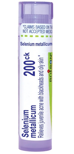 [BRSWIYT7BQDRGD3M] Boiron Selenium Metallicum 200Ck for Juvenile Acne with Blackheads - 80 Pellets