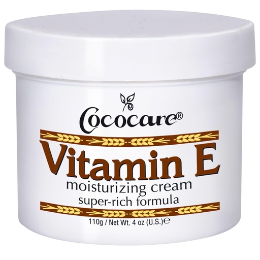 [BRSWIYQ3BF4G2DLG] Cococare Vitamin E Super Rich Formula Moisturizing Cream - High Potency Skin Moisturizer - 4 Oz