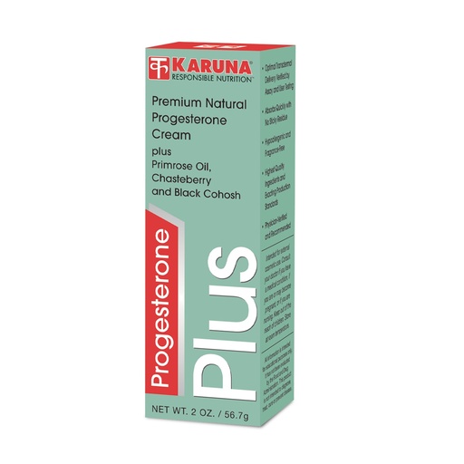 [BRSWIAANBEAQEHDU] Karuna Progesterone Plus 2OZ | Hypoallergenic USP Progesterone from Wild Yam Root Extract, Organic Jojoba Oil and Aloe Leaf Extract Organic Shea Butter Vitamin E