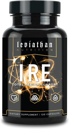 [BRSWYZQBBMMGY2Y7] Leviathan IRE Complete Health Support - Overall Health & AntiOxidant Support with Longvida® Optimized Turmeric Curcumin, Grape Seed, Berberine, Arjuna, and Resveratrol