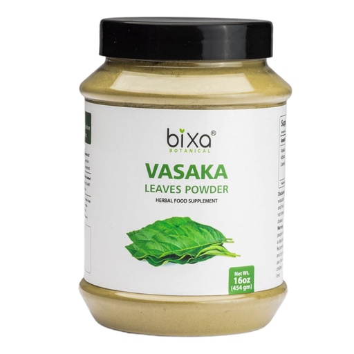 [BRSWECT2CUPWCGTP] bixa BOTANICAL | Vasaka Leaf Powder | Adhatoda vasaka | 1 Pound / 16 OZ | Gluten Free