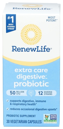 [BRSWYEILCQPBGHTZ] Renew Life Ultimate Flora Extra Care Probiotic 50 Billion, 30 CT