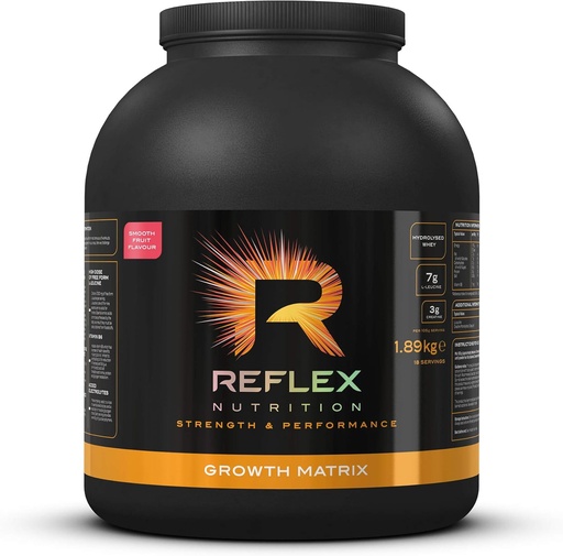 [BRSWIZQODMMGGGAZ] Reflex Nutrition - Growth Matrix (1.89Kg) - Smooth Fruit
