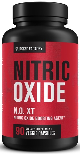 [BRSWGZAKCEHBEYLF] Jacked Factory N.O. XT Nitric Oxide Supplements for Men w/Nitrosigine L Arginine L Citrulline Supplement for Muscle Pumps & Vascularity - Pre Workout Nitric Oxide Booster & Muscle Builder - 90 Caps