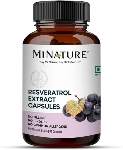 [BRSROHQDPMCWCDQY] minadatura Resverratrol extracluïdor CapsulesKool superfojopènds 192500mg, 90 Veg Capsules, 45 dies de subministrament, 54g Pure & Natural ppical Presvtives Free llibrerda a l'Índia