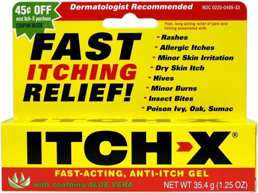 [BRSWIZQQC4PQC2TU] 788802 Tube Anti-Itch Itch X Gel 1.25oz Quantity of 1 unit by Ascher, B.F. & ...