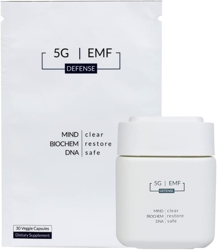 [BRSROZAECMFRQA32] 5G EMF Defense - Endocrine Disruptor Clearing Dietary Supplement - 30ct