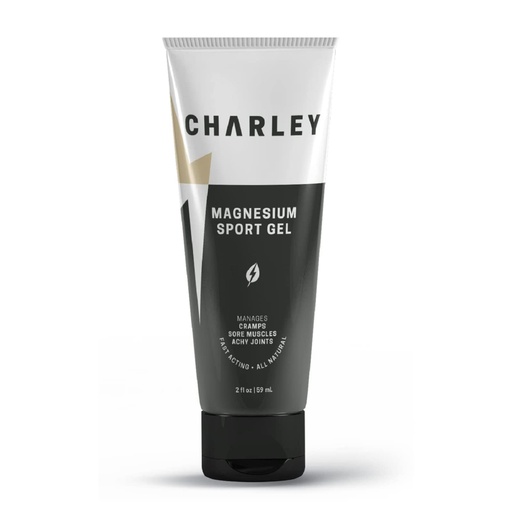 [BRSWGZQZCQDRSYDA] Charley Magnesium Sport Gel (2 oz.) - All Natural, Fast-Acting, Organic Solution for Athletes and Active Individuals