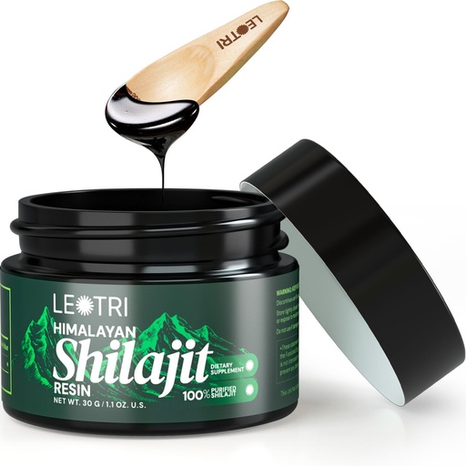 [BRSROCALBYFGKC3J] Shilajit Resin Pure Himalayan Organic: Authentic Fulvic Acid with Trace Minerals - Natural Himalayans Shilajit Resin for Men and Women's Energy Immune Support (Blackish-Brown)