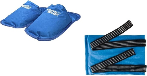 [BRSW2CALAQFWODIU] Rapid Relief Pregnancy Bundle Hot and Cold Therapy Slippers (1) & Deluxe Reusable Hot and Cold Compress (1)
