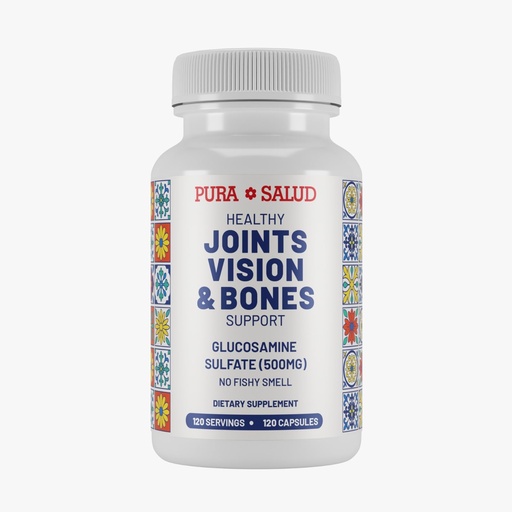 [BRSWIZ33OAEGGH3E] Basic Brands Pura Salud Pureflex Glucosamine Sulfate 500mg Joint Health Support