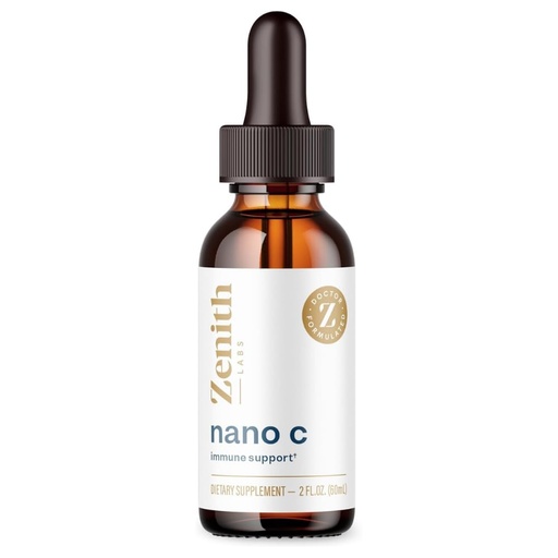 [BRSW2AQTAEBB6237] Zenith Labs Liquid Vitamin C Drops for Adults - Nano C Natural Immune Support Supplement, Vitamin C Liquid Supplement for Stronger Immunity - Nanotechnology Micro C Particles for Fast Absorption
