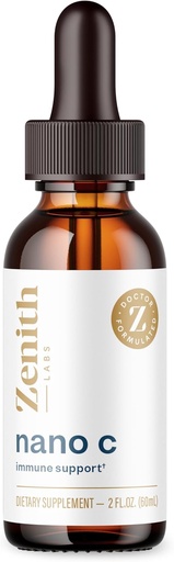[BRSW2AQTAEBB6237] Zenith Labs Liquid Vitamina C Drops para adultos - Nano C Natural Immune Support Supplement, Vitamina C Liquid Supplement for Stronger Immunity - Nanotecnoloxía Micro C Partículas para a absorción rápida