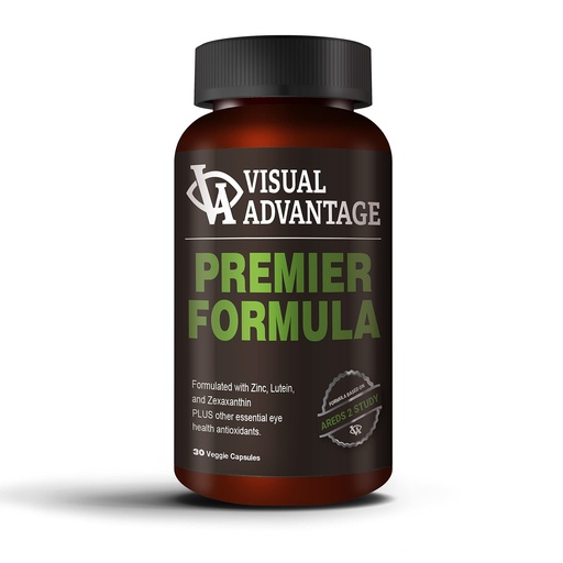 [BRSWIBL2CQIWA2A5] Visual Advantage Premier Formula for Eye Health - Three Month Supply - Developed for Age Related Macular Support (AMD) - Only 1 Pill Per Day