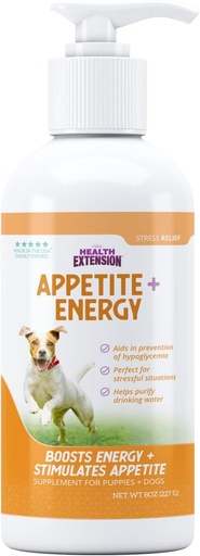 [BRSWIZQBCADWKET2] Supplément santé anti-stress pour chiens, 8 oz - Alimentation et énergie, prévient l'hypoglycémie, enrichi en vitamine B