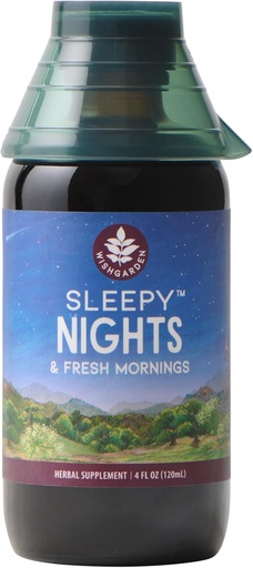 [BRSWIG32BEBA2DD4] WishGarden Herbs Sleepy Nights & Fresh Mornings - All-Natural Herbal Sleep Aid Tincture, Organic Sleep Supplement with Passionflower, Hops and Scullcap, Supports Deep Sleep & Healthy Sleep Cycles, 4oz