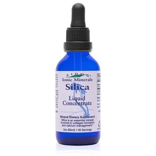 [BRSWIYYBAB7WI3YV] Eidon Liquid Silica Mineral Concentrate - Silica Supplement for Hair, Skin, and Nails, Supplement Drops to Support Collagen Production & Hair Loss for Women & Men, Helps Manage Calcium - 2 oz