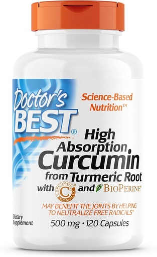 [BRSWIHIAOIABYFDM] Doctors Best, Curcumin, 120 Count
