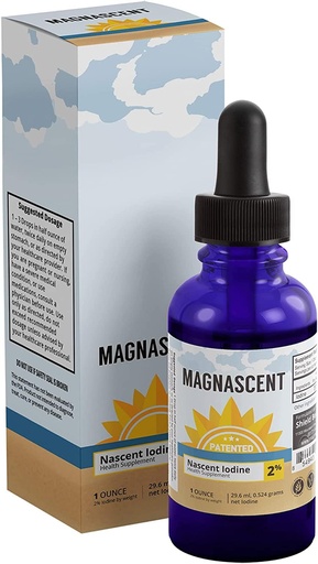[BRSWIEI3BMMRE2DE] Nascent Iodine Organic Daily Health Supplement High Potency 2% Concentrated Liquid Iodine Drops Supports Energy & Metabolism (1oz/30ml)